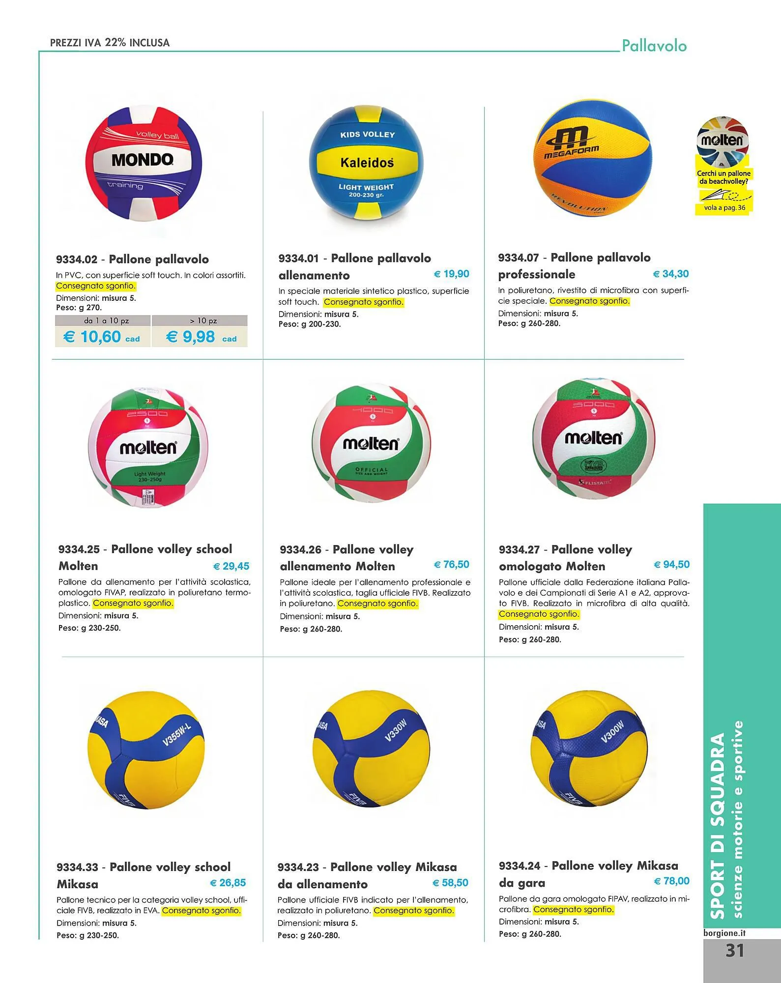 Volantino Borgione Sport da 18 gennaio a 28 dicembre di 2024 - Pagina del volantino 31