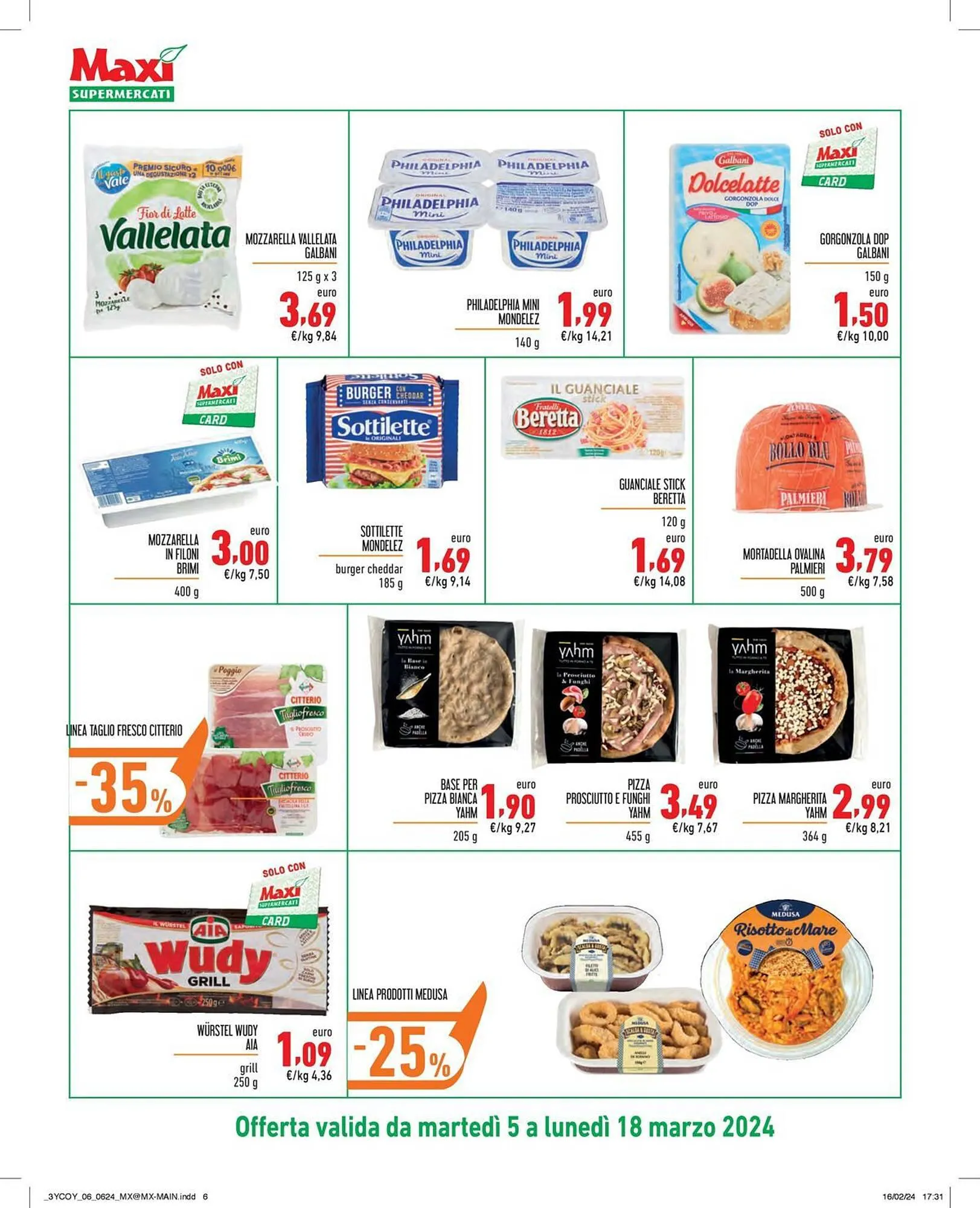 Volantino Maxi Supermercati da 5 marzo a 18 marzo di 2024 - Pagina del volantino 6