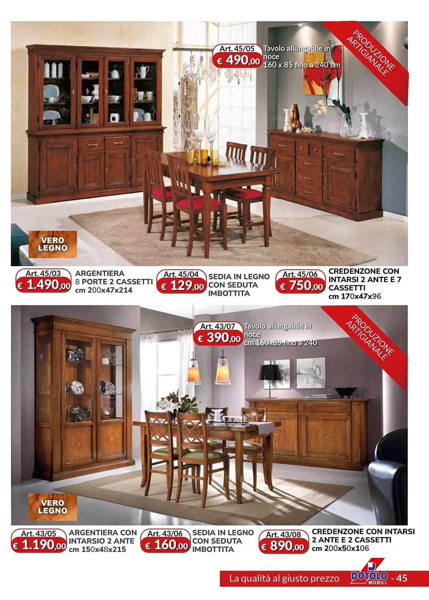Volantino Dotolo Mobili da 12 luglio a 31 dicembre di 2024 - Pagina del volantino 45