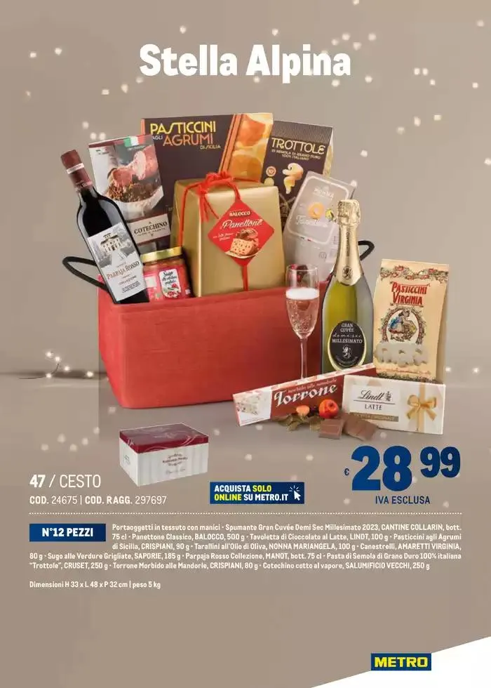 Cesti di Natale Ridotto da 4 novembre a 31 dicembre di 2024 - Pagina del volantino 35