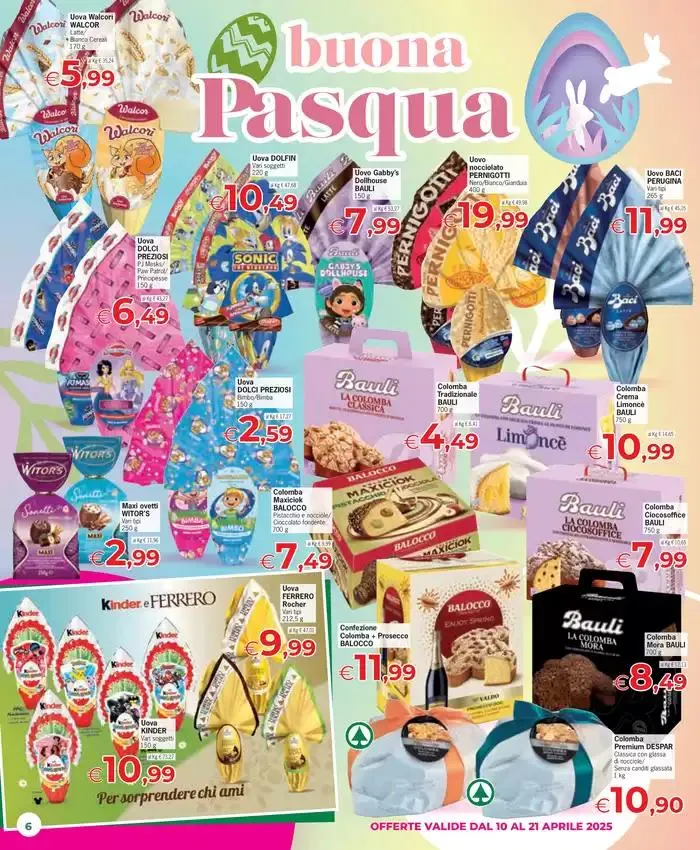 Offerte di Pasqua da 10 aprile a 21 aprile di 2025 - Pagina del volantino 6
