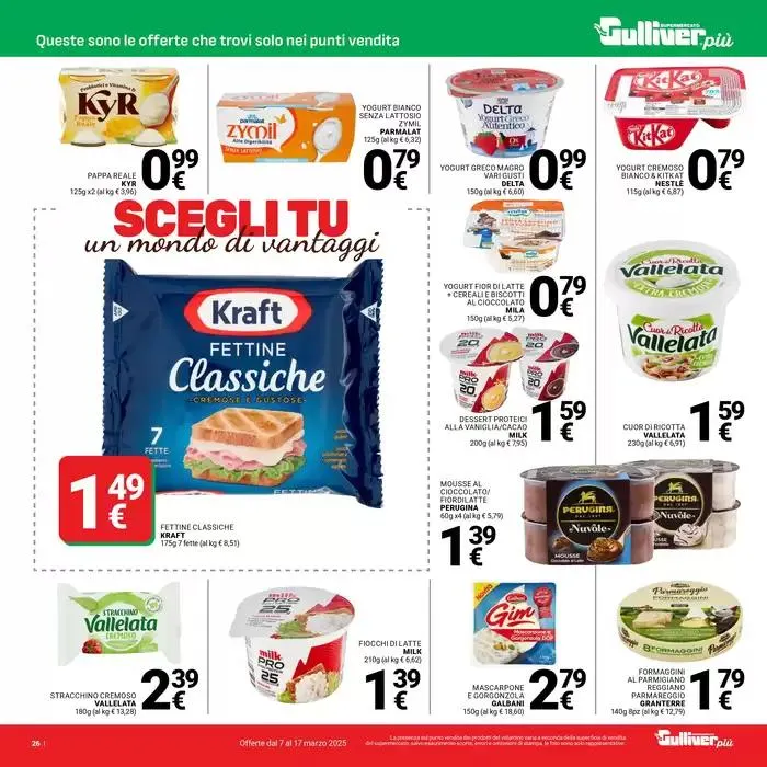 Scegli tu un mondo di vantaggi da 7 marzo a 17 marzo di 2025 - Pagina del volantino 26