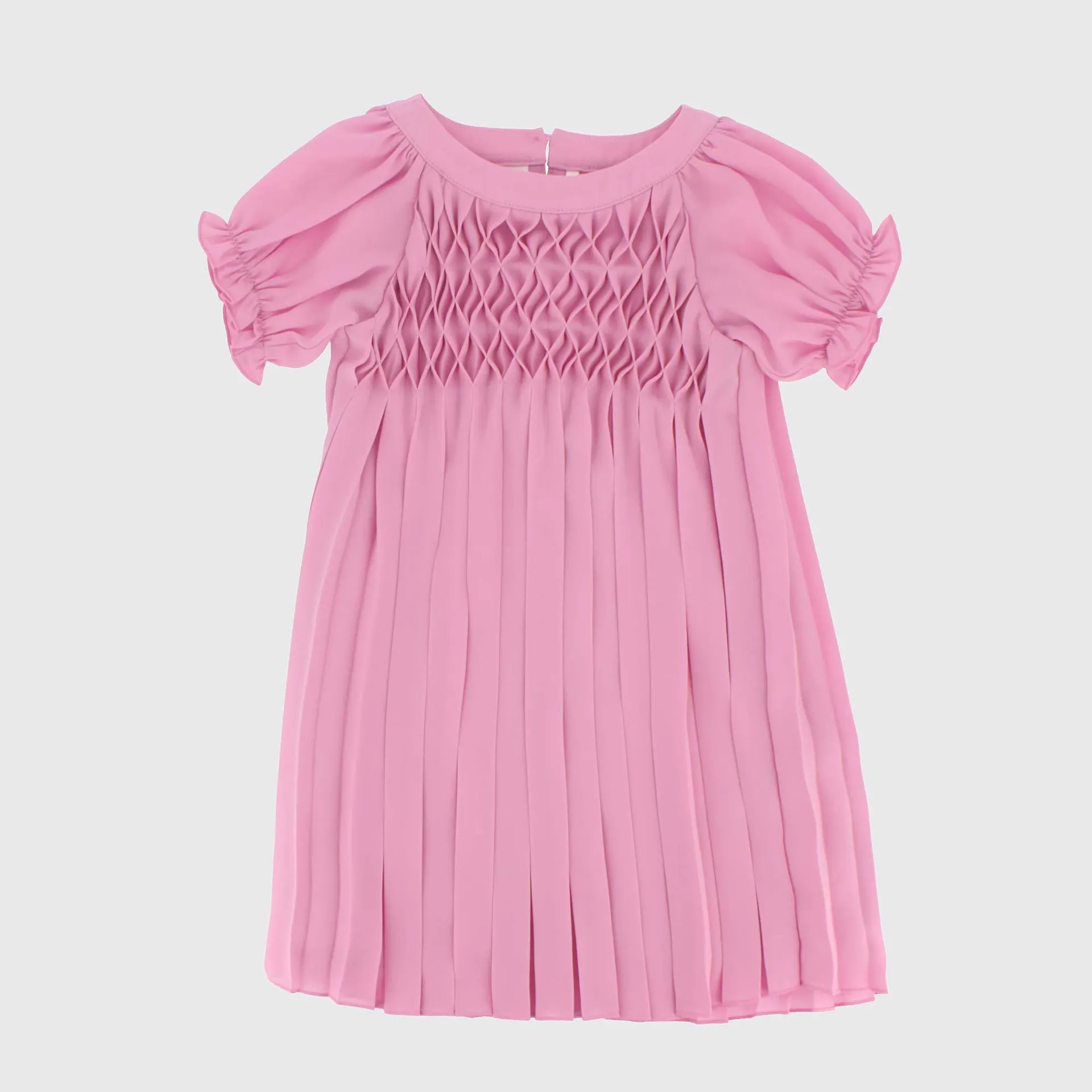 Vestito plissè da Bambina, ROSA