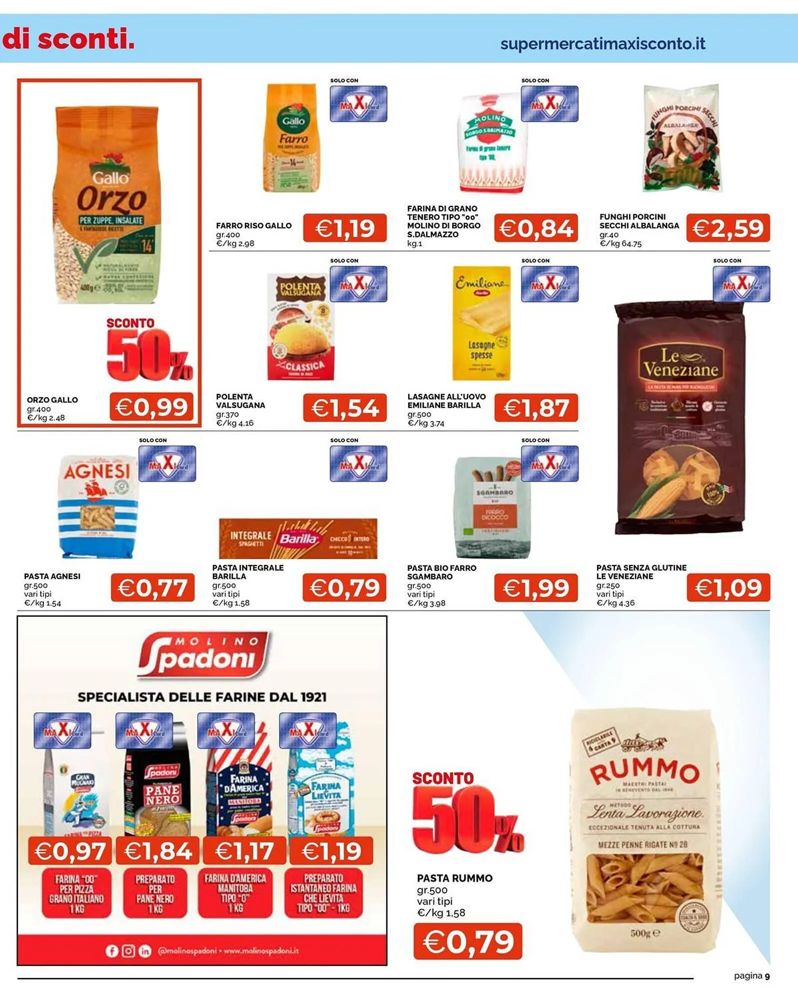Volantino Maxisconto da 26 febbraio a 8 marzo di 2026 - Pagina del volantino 9