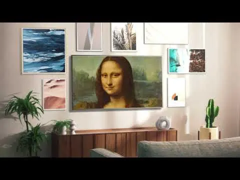 SAMSUNG - Smart TV The Frame 4K 85” 85LS03B-Black