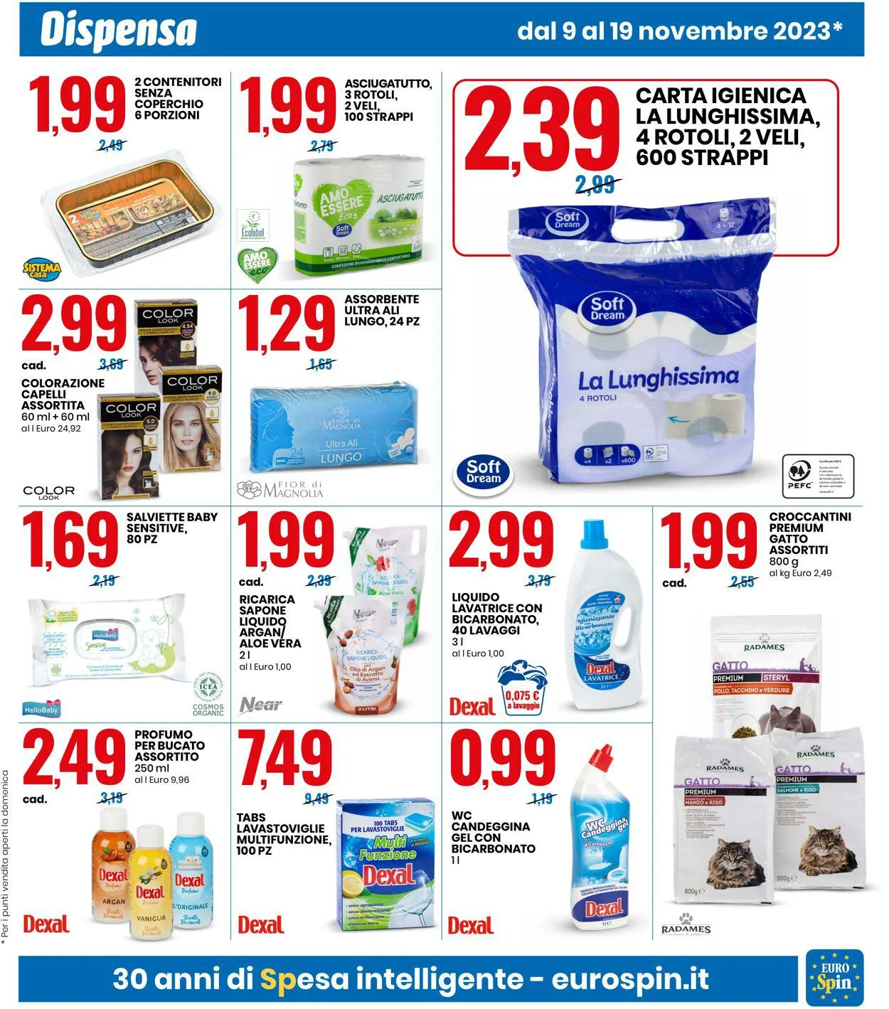 EURO Spin Volantino attuale da 15 novembre a 19 novembre di 2023 - Pagina del volantino 9