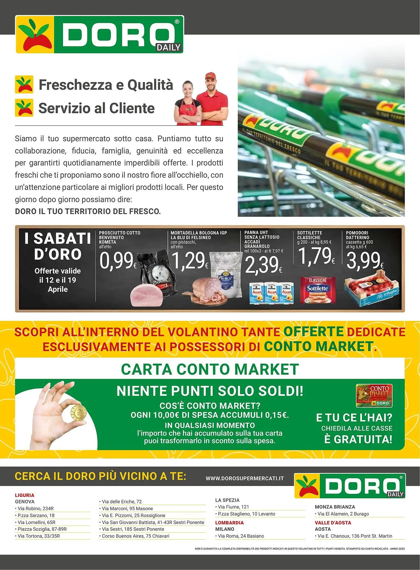 Volantino Doro Daily da 8 aprile a 20 aprile di 2025 - Pagina del volantino 8