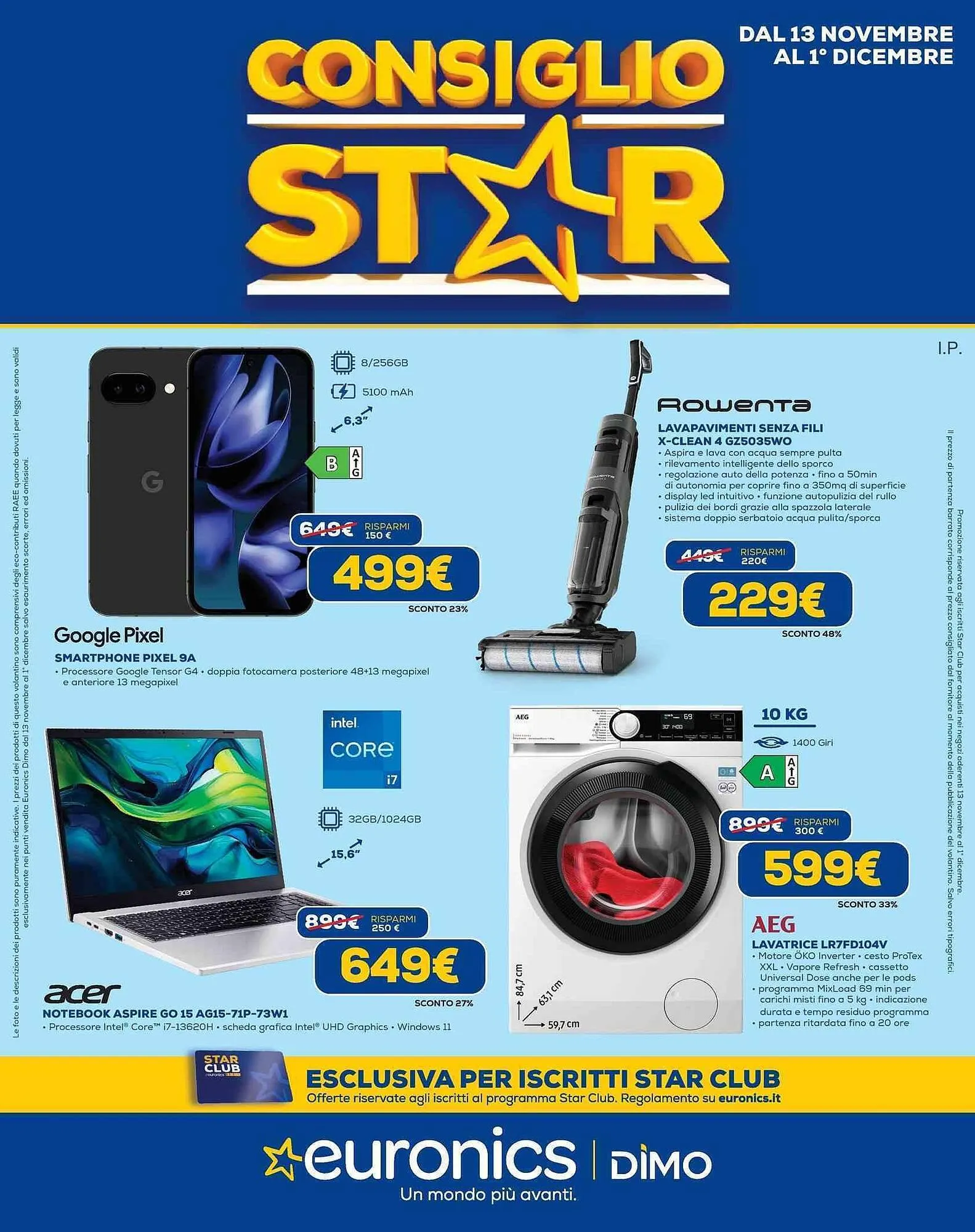 Volantino Euronics da 13 novembre a 1 dicembre di 2025 - Pagina del volantino 1