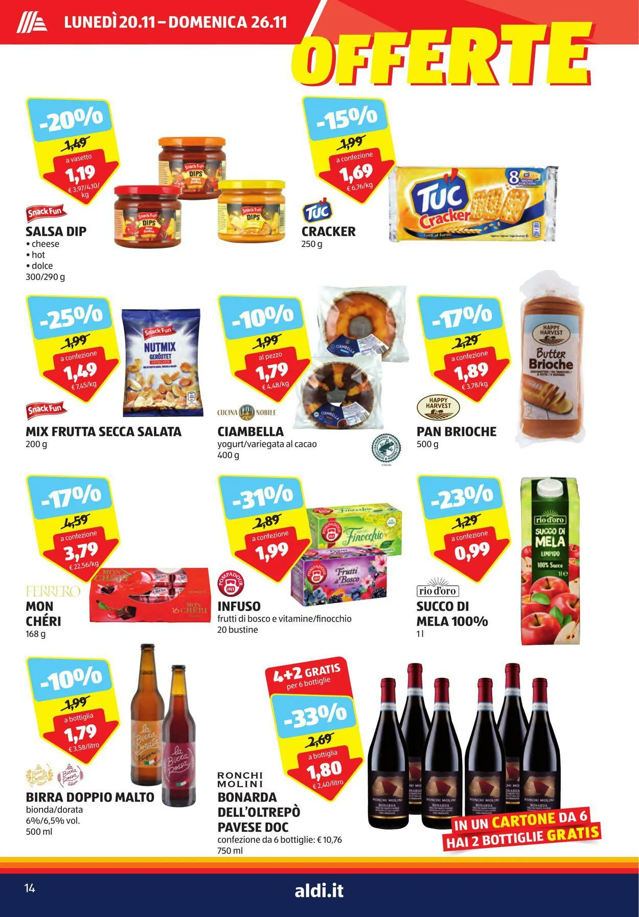 Aldi Volantino attuale da 20 novembre a 26 novembre di 2023 - Pagina del volantino 14
