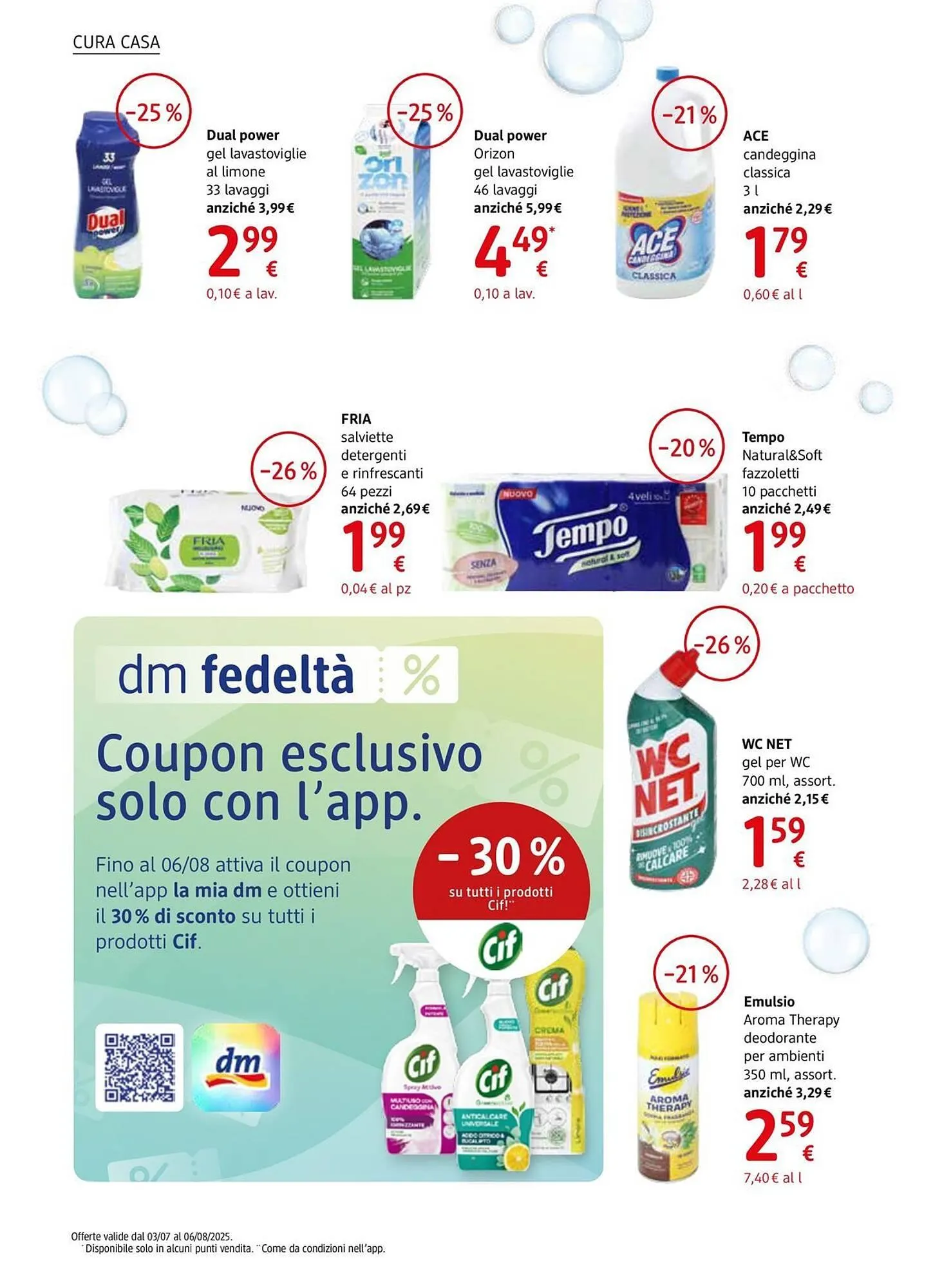 Volantino dm drogerie markt da 3 luglio a 6 agosto di 2025 - Pagina del volantino 14