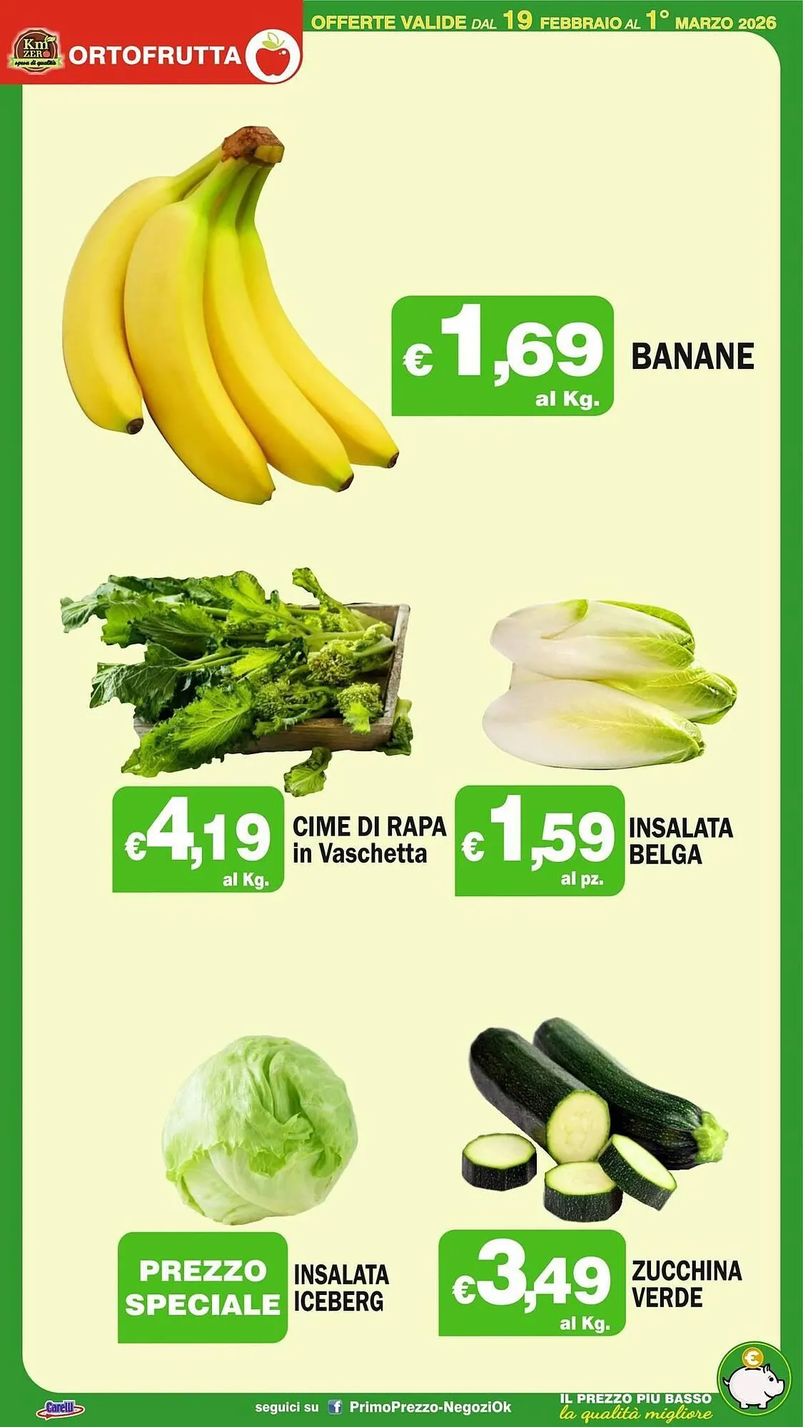 Volantino Primo Prezzo da 19 febbraio a 1 marzo di 2026 - Pagina del volantino 28