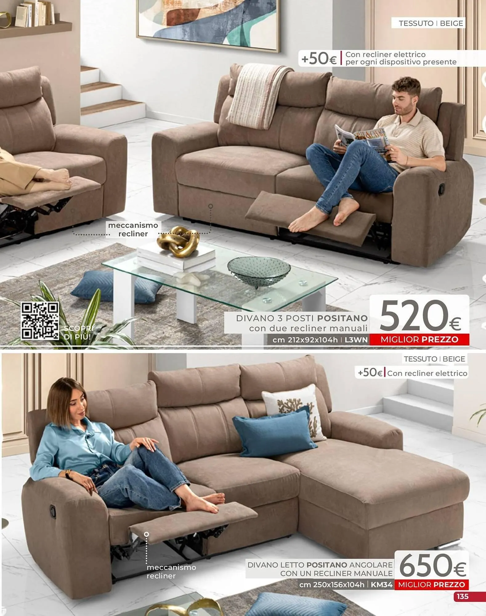 volantino Mondo Convenienza da 1 settembre a 31 dicembre di 2025 - Pagina del volantino 137