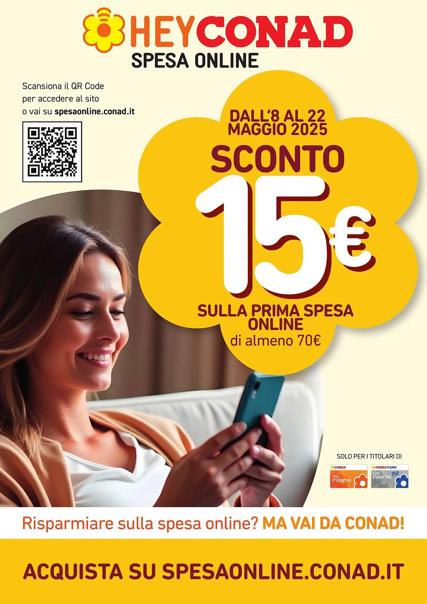 Volantino Conad da 8 maggio a 22 maggio di 2025 - Pagina del volantino 1