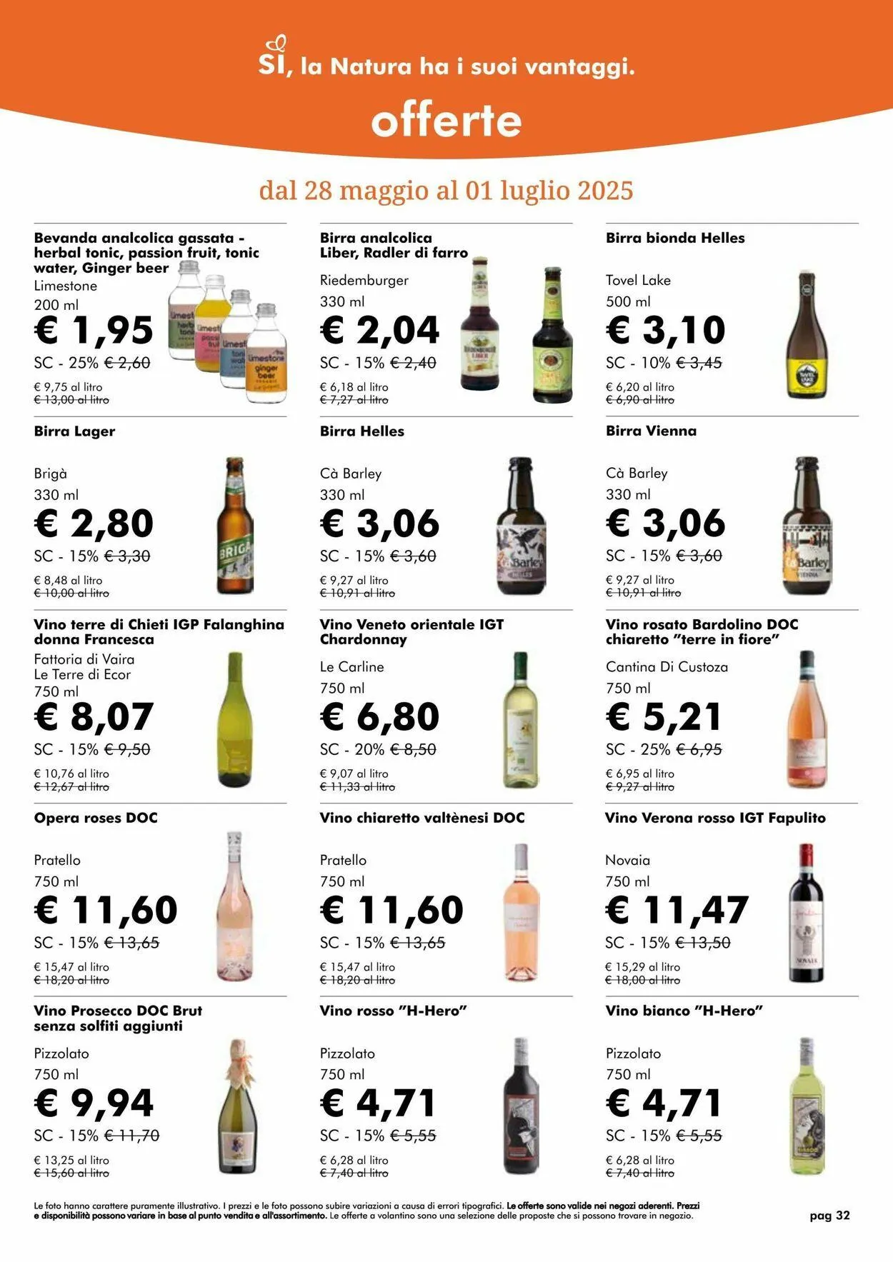 Natura Sì Volantino attuale da 8 luglio a 22 luglio di 2025 - Pagina del volantino 32