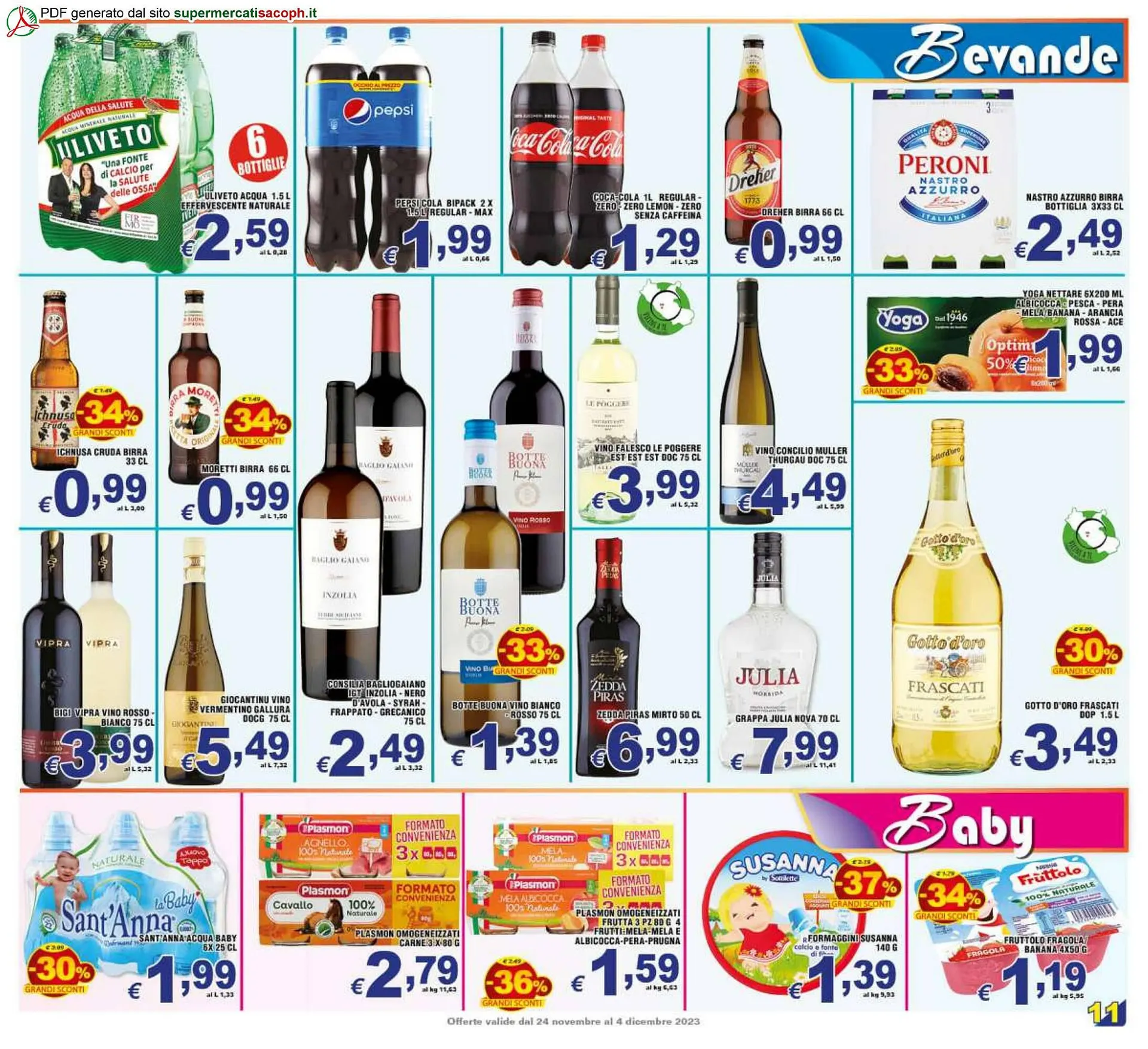 Volantino Sacoph da 24 novembre a 4 dicembre di 2023 - Pagina del volantino 11