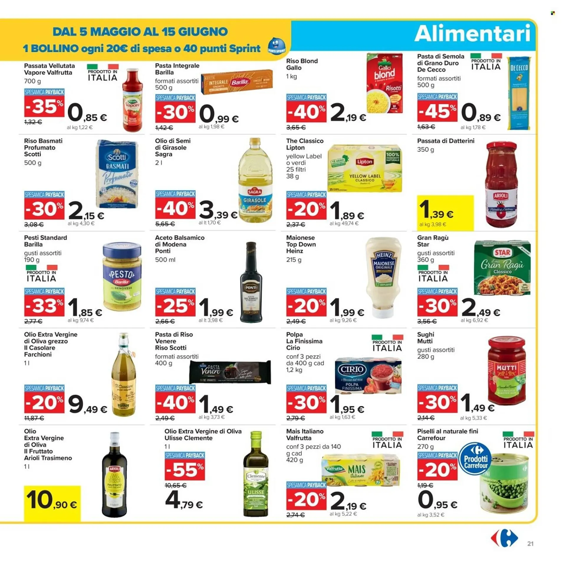 Volantino Carrefour Iper da 16 maggio a 28 maggio di 2025 - Pagina del volantino 21