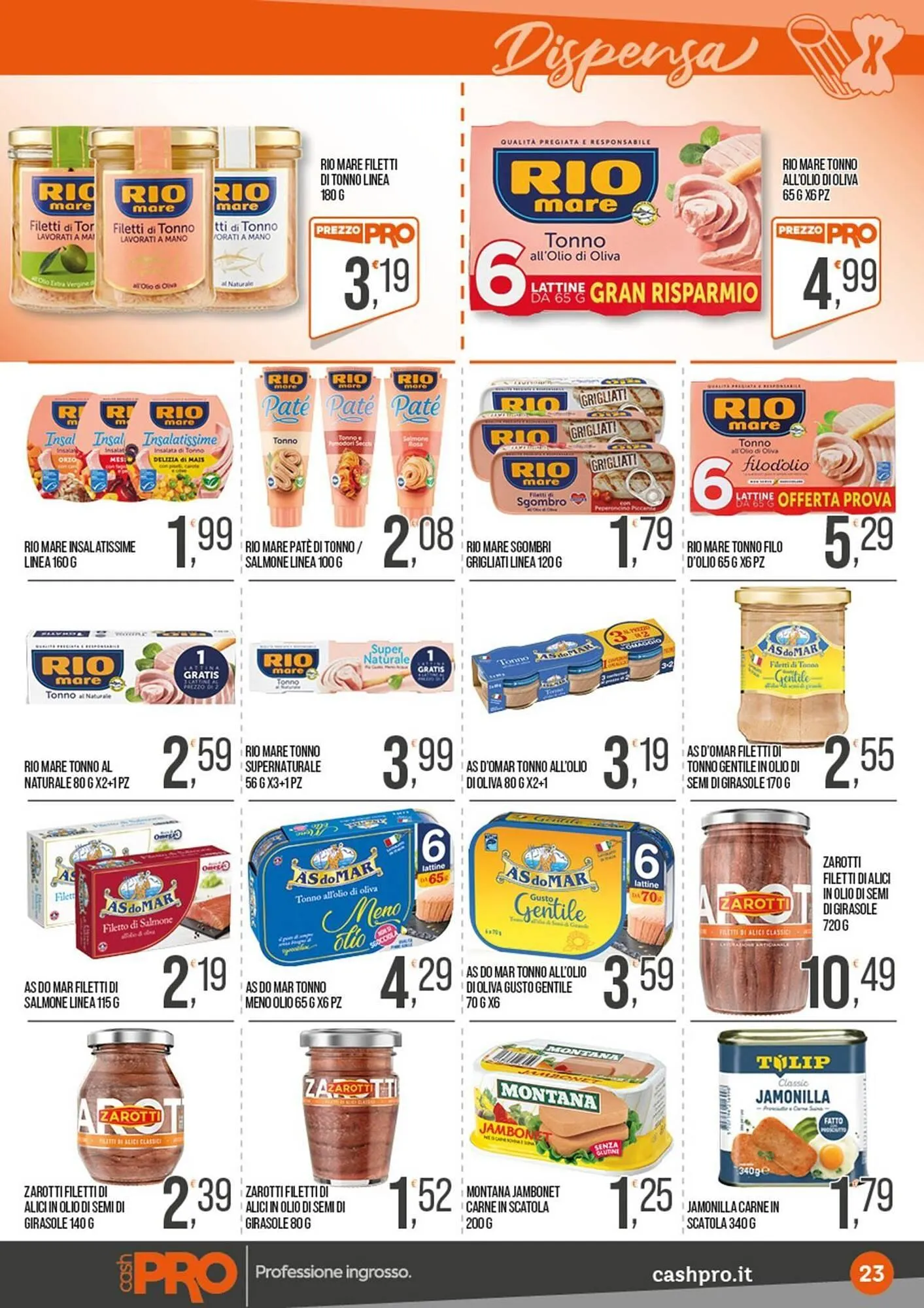 Volantino Cash pro da 9 giugno a 22 giugno di 2025 - Pagina del volantino 23