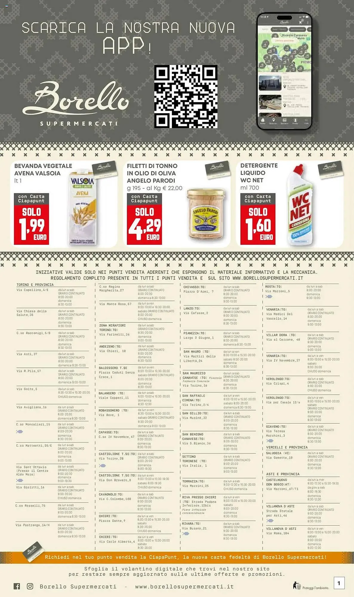 Volantino Borello Supermercati da 24 luglio a 6 agosto di 2025 - Pagina del volantino 12