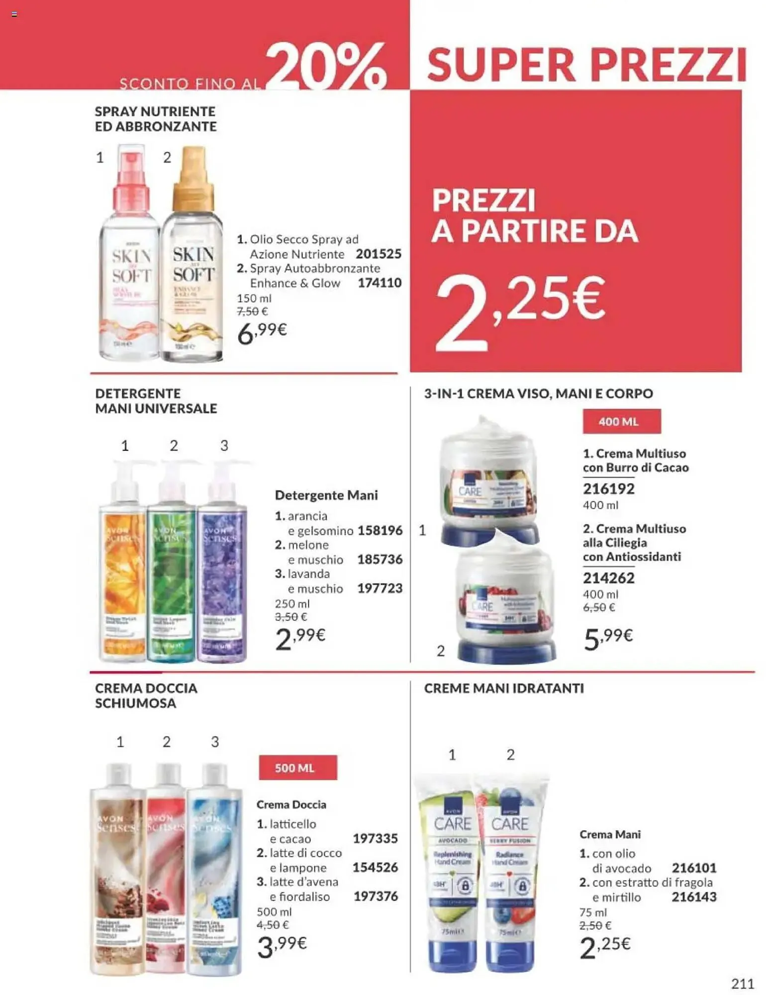 Catalogo Avon da 1 ottobre a 31 ottobre di 2025 - Pagina del volantino 211