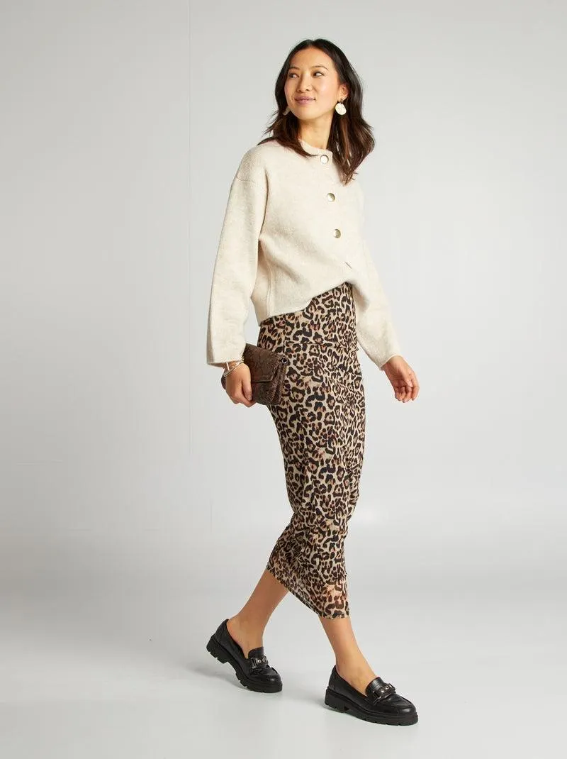 Cardigan in maglina leggera - BIANCO