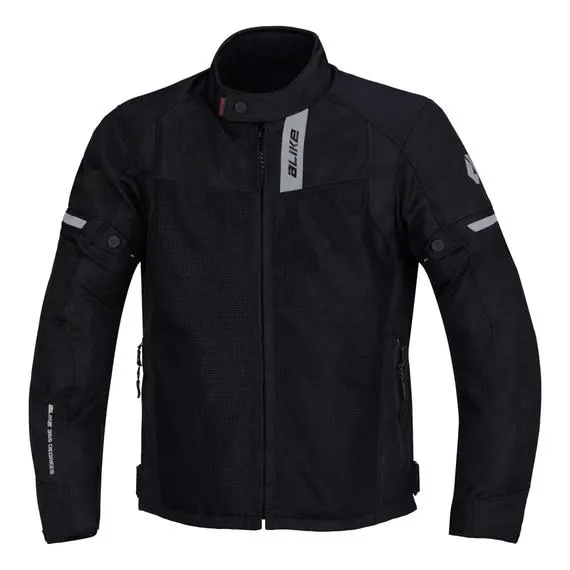 Giacca da moto Snatch Air Nero/Nero