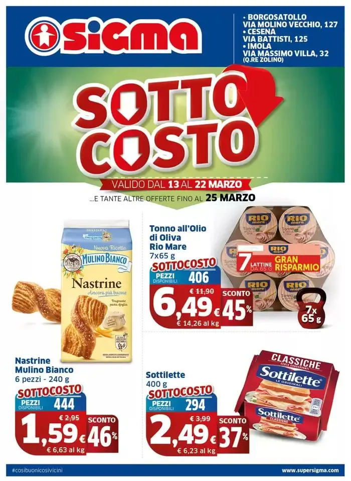 Sottocosto da 13 marzo a 25 marzo di 2025 - Pagina del volantino 1