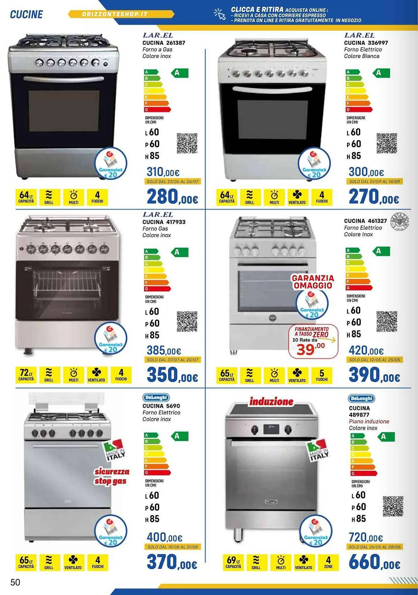 Volantino Orizzonte da 20 maggio a 31 ottobre di 2025 - Pagina del volantino 50