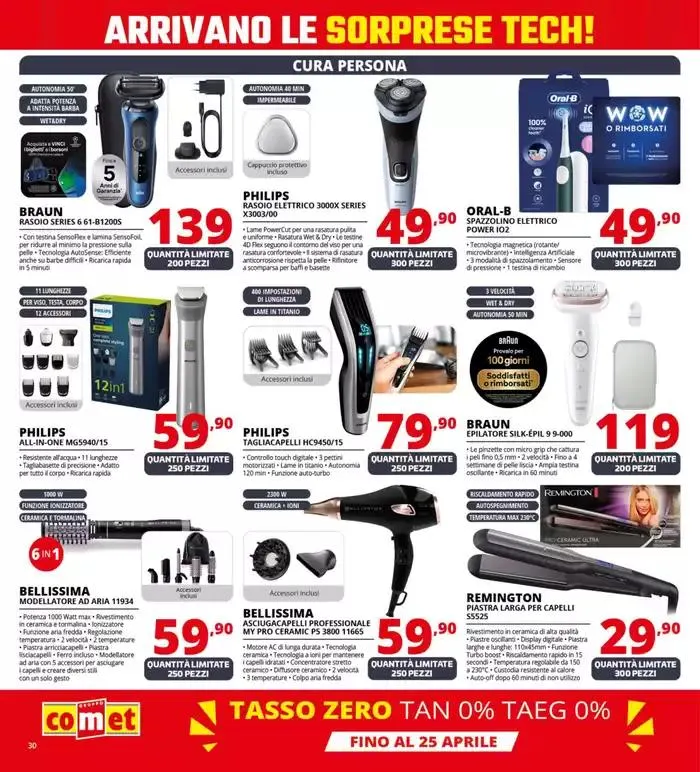 Sorprese tech da Comet! da 17 aprile a 28 aprile di 2025 - Pagina del volantino 30