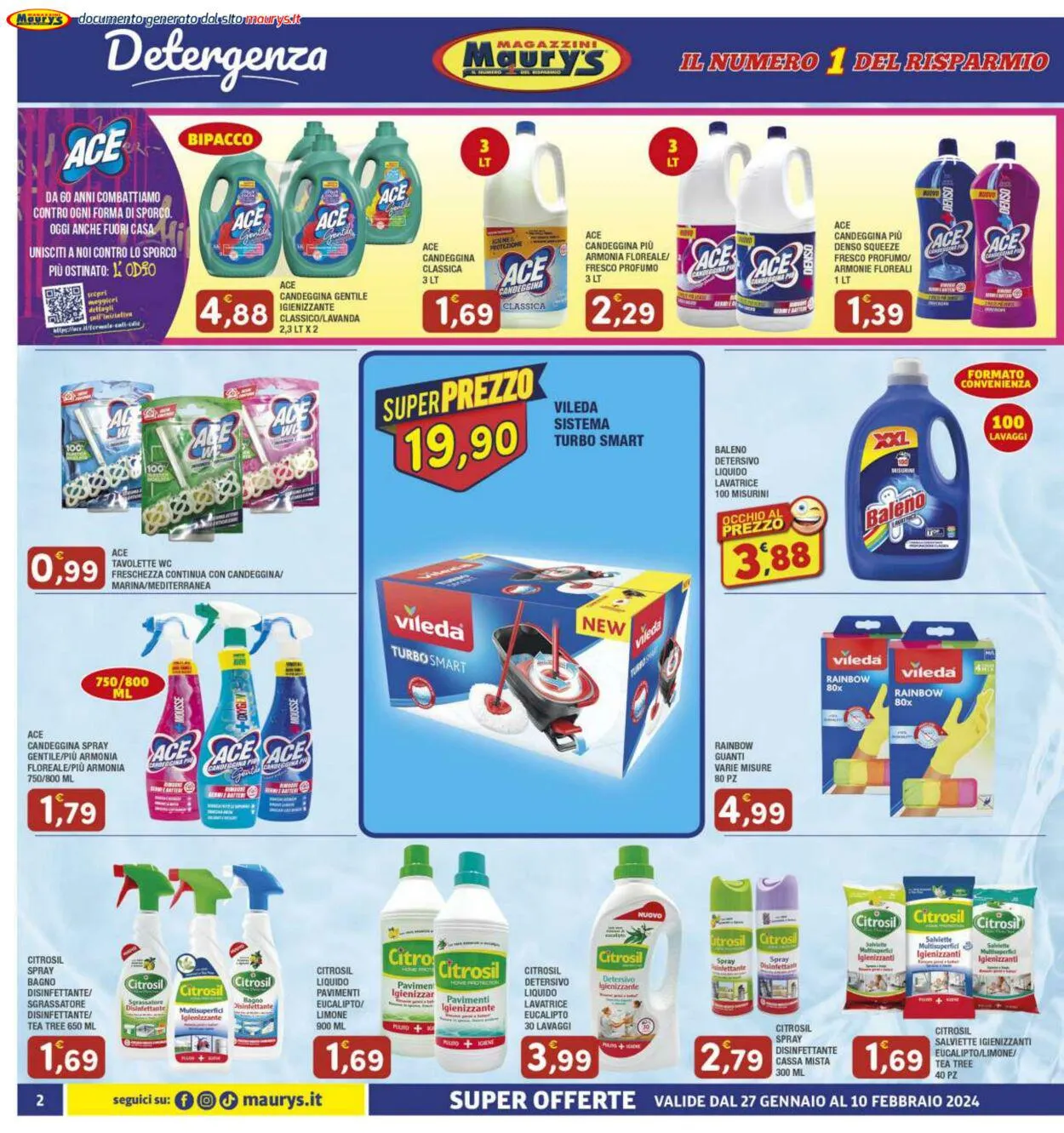 Maury's Volantino attuale da 27 gennaio a 10 febbraio di 2024 - Pagina del volantino 2