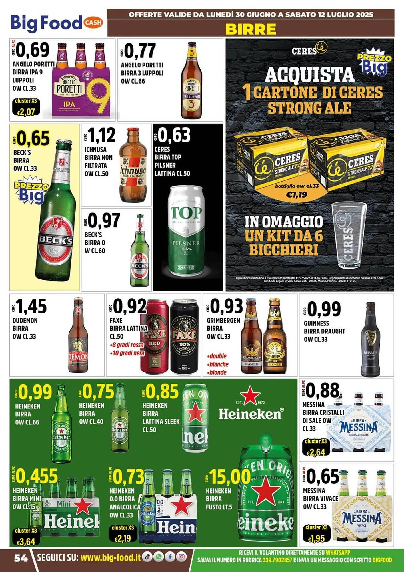 Volantino Big Food da 30 giugno a 12 luglio di 2025 - Pagina del volantino 54