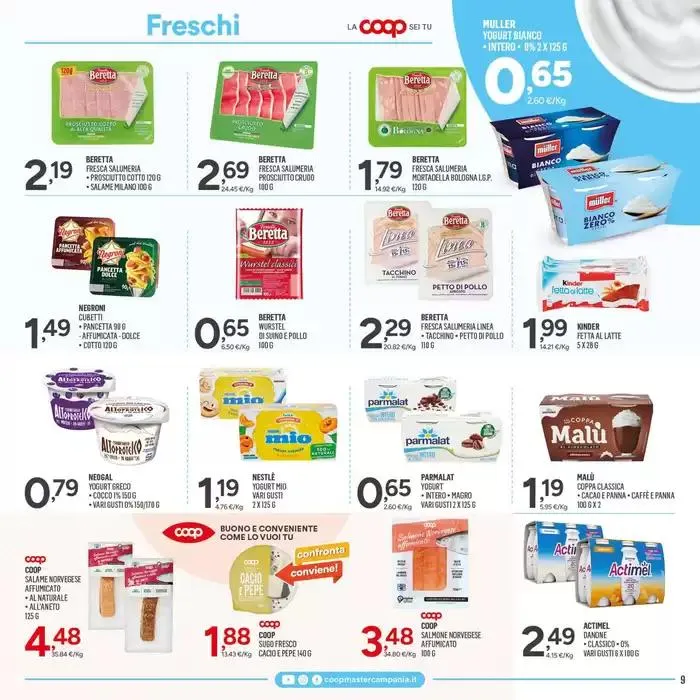 Sotto costo da 27 gennaio a 9 febbraio di 2025 - Pagina del volantino 9