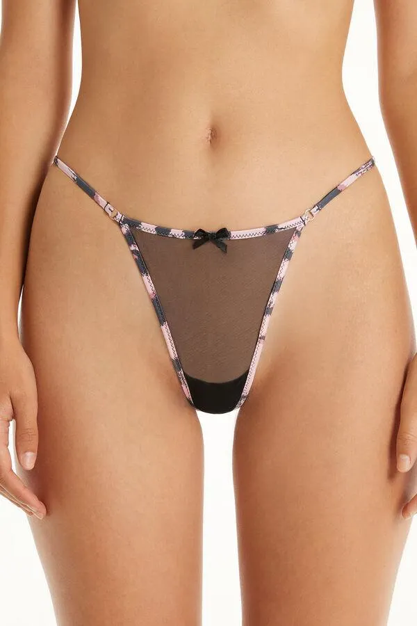 Perizoma con Fianchetto Tanga Soft Animalier