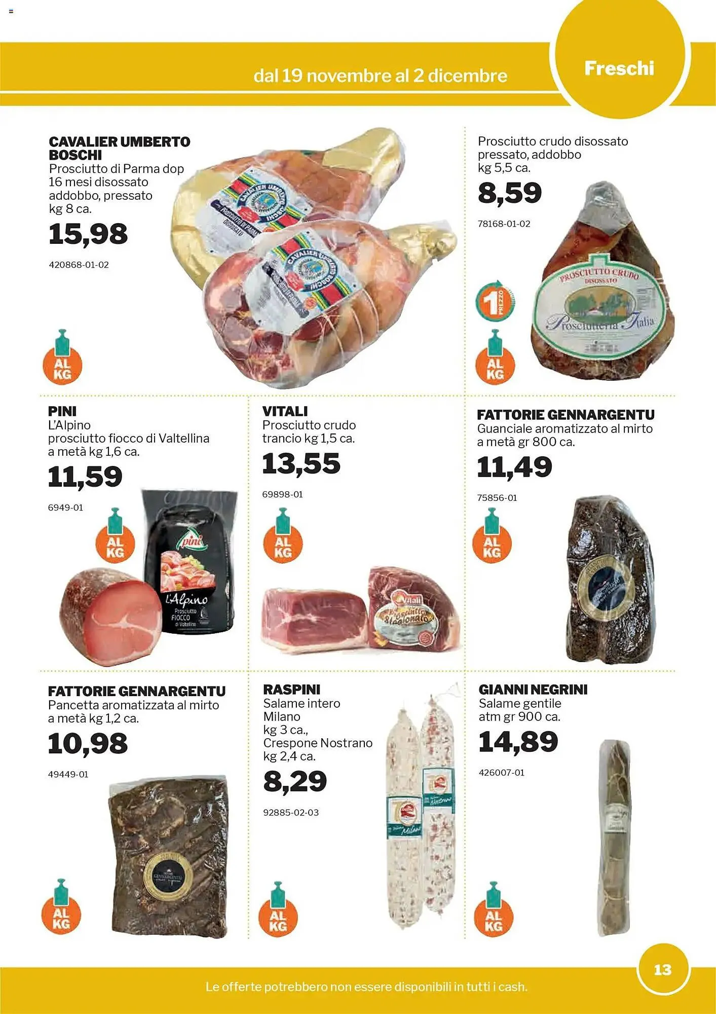 Volantino GrosMarket da 19 novembre a 2 dicembre di 2025 - Pagina del volantino 13