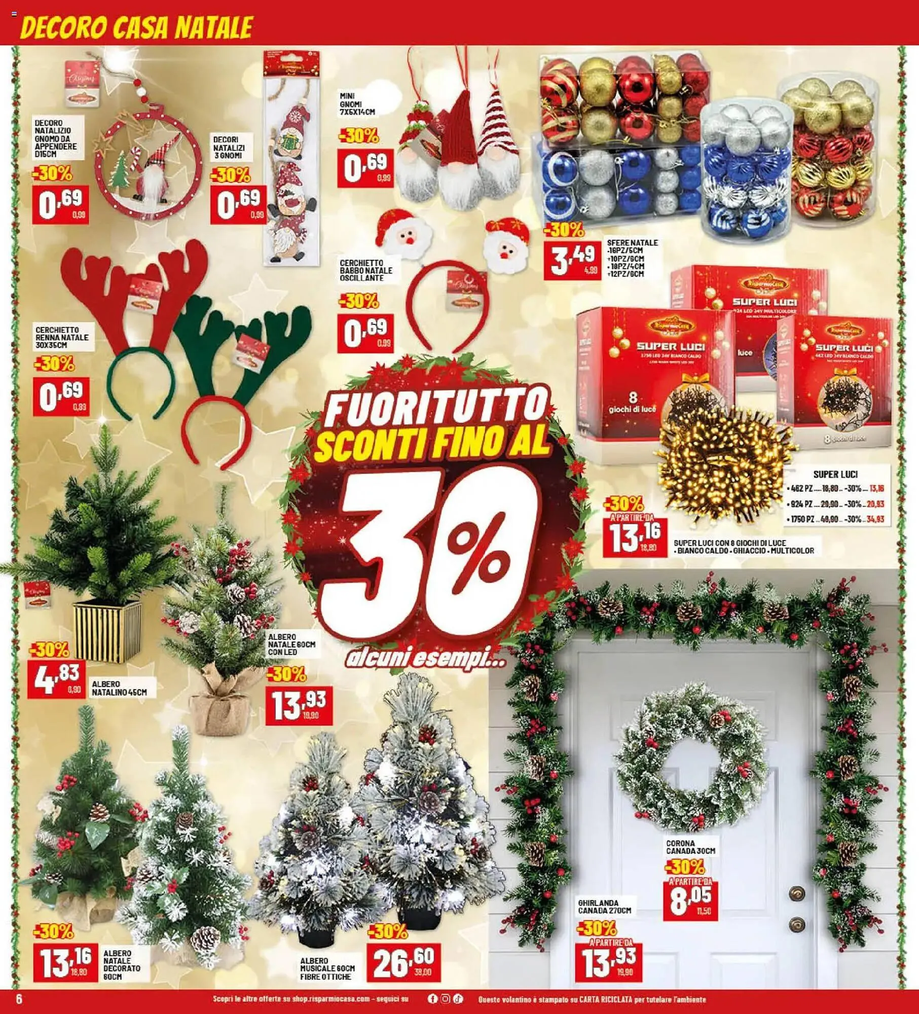 Volantino Risparmio Casa da 22 dicembre a 4 gennaio di 2026 - Pagina del volantino 6