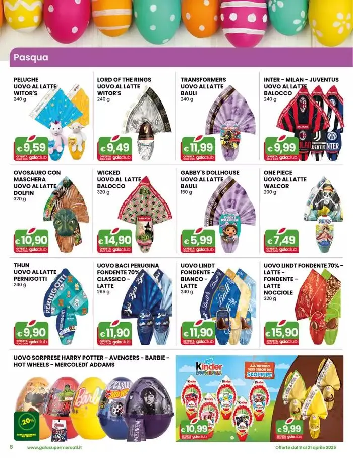 Buona Pasqua da 9 aprile a 21 aprile di 2025 - Pagina del volantino 8