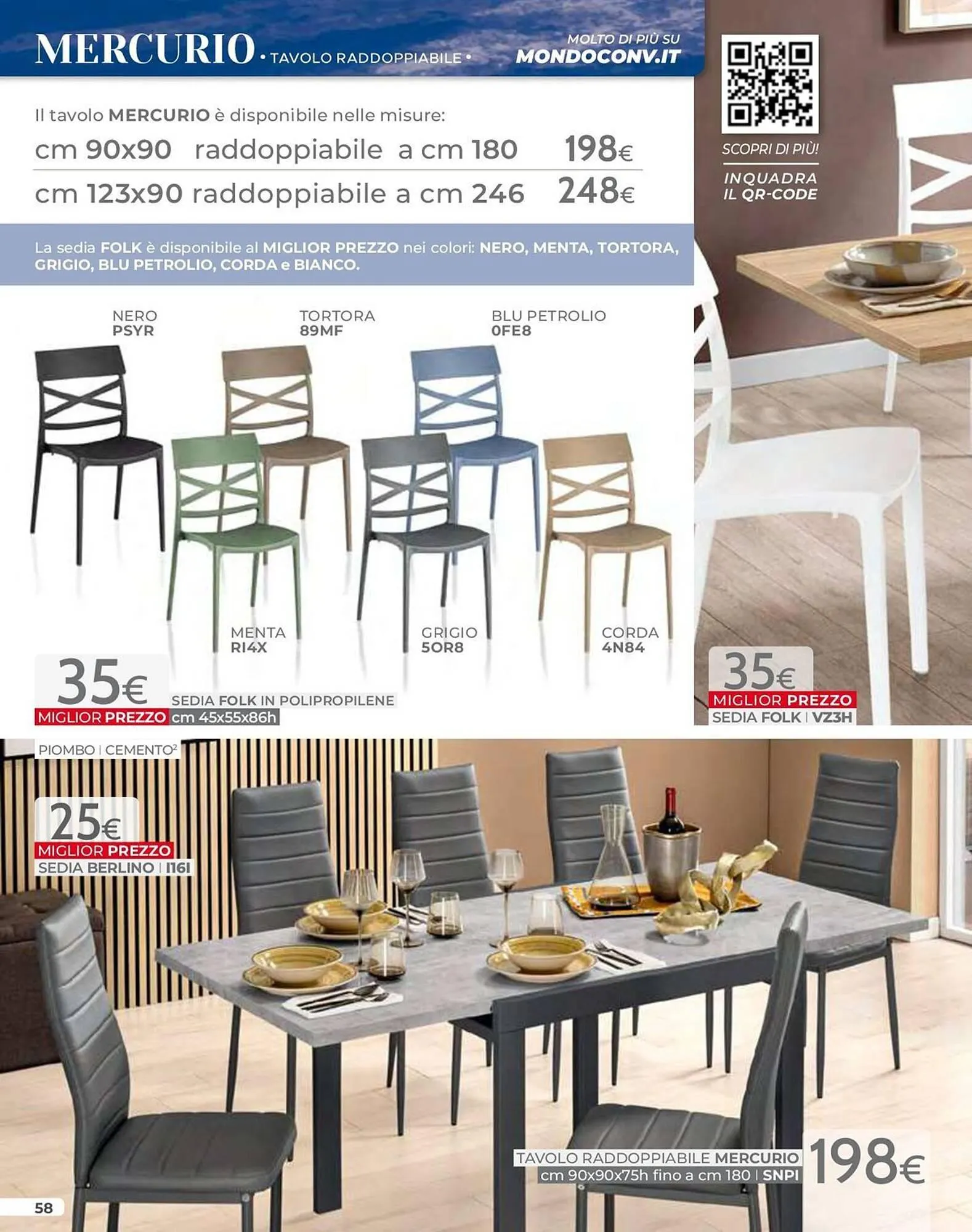 Volantino Mondo Convenienza da 1 luglio a 22 settembre di 2025 - Pagina del volantino 60