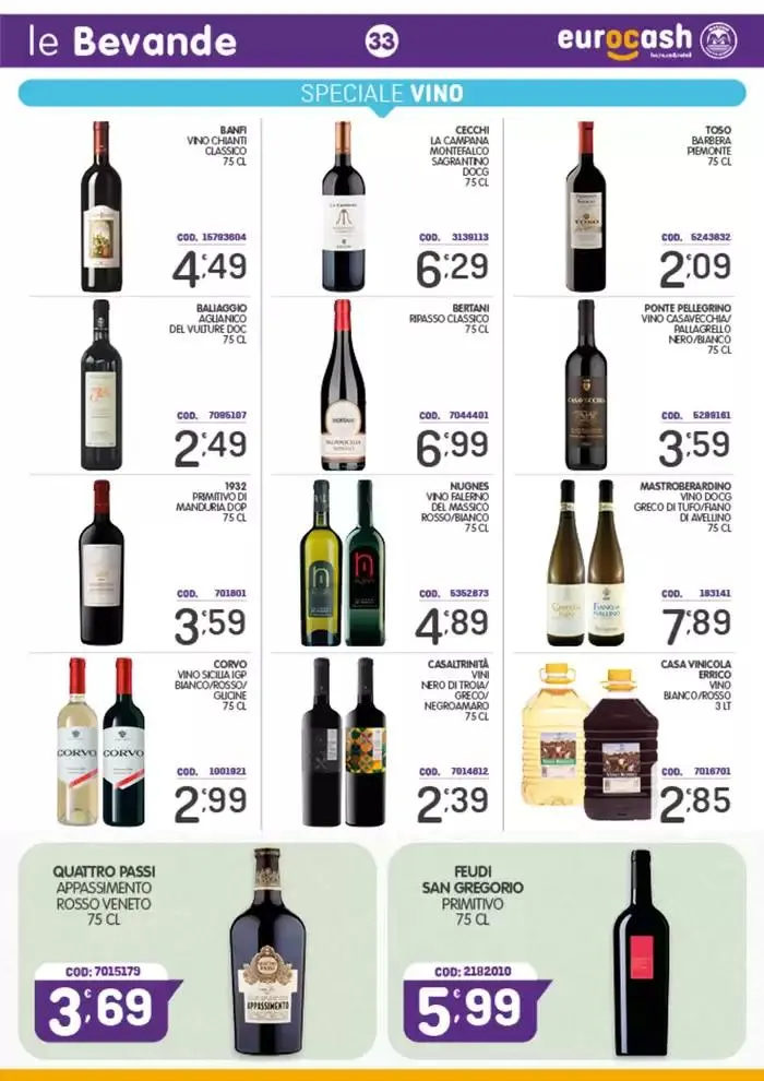 Offerte Eurocash da 18 novembre a 8 dicembre di 2024 - Pagina del volantino 33