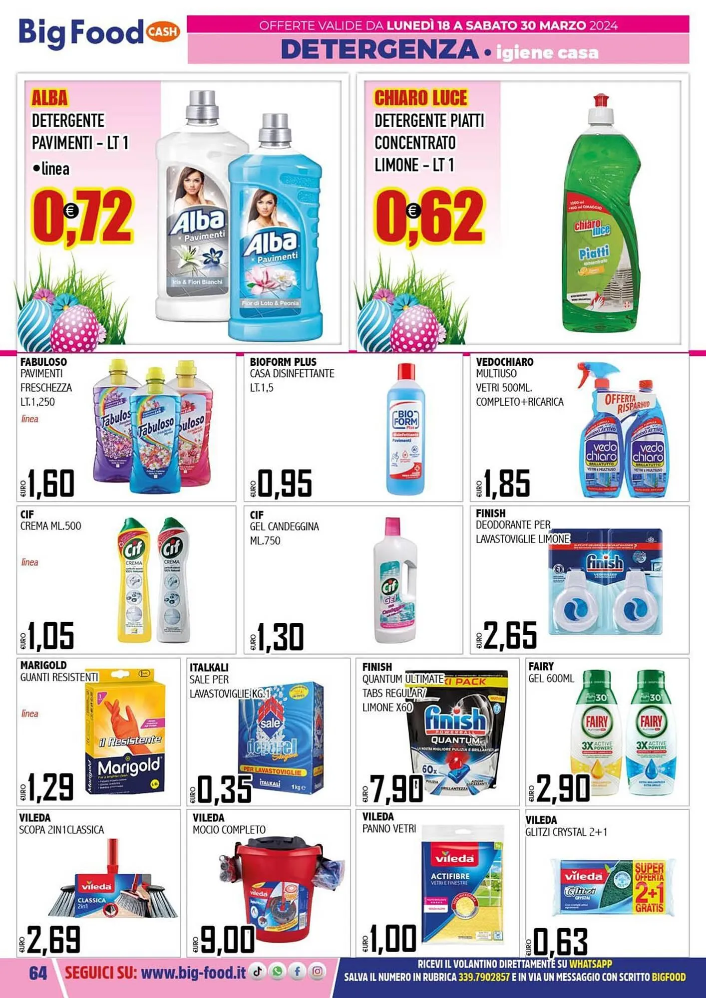 Volantino Big Food da 18 marzo a 30 marzo di 2024 - Pagina del volantino 64
