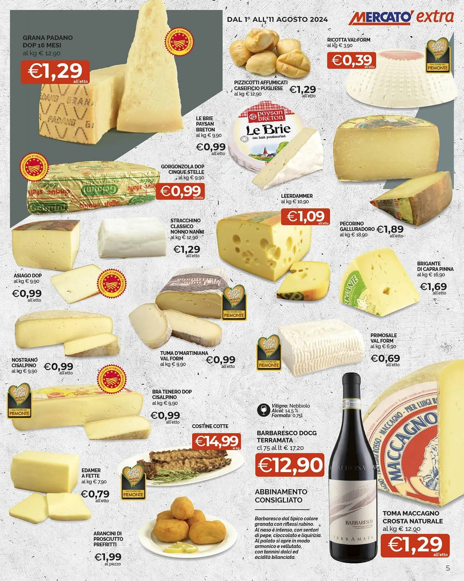 Volantino Mercatò Extra da 1 agosto a 11 agosto di 2024 - Pagina del volantino 5