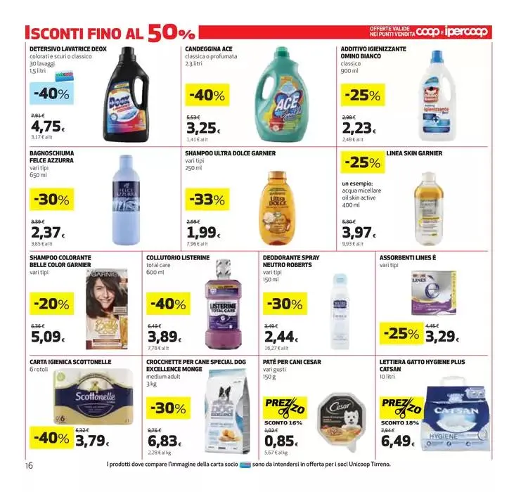 Sconti fino al 50% da 27 marzo a 9 aprile di 2025 - Pagina del volantino 16