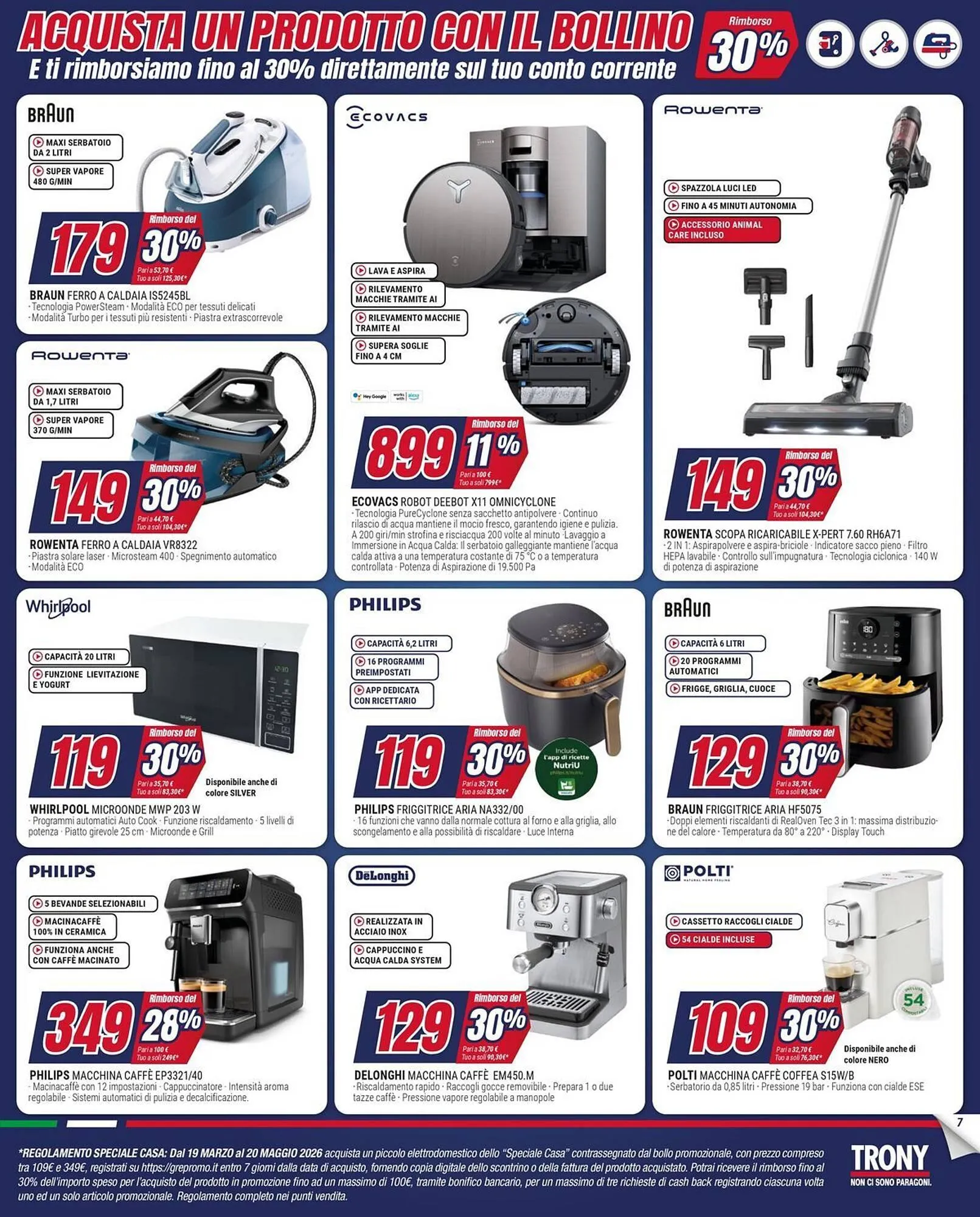 Volantino Trony da 19 marzo a 1 aprile di 2026 - Pagina del volantino 7