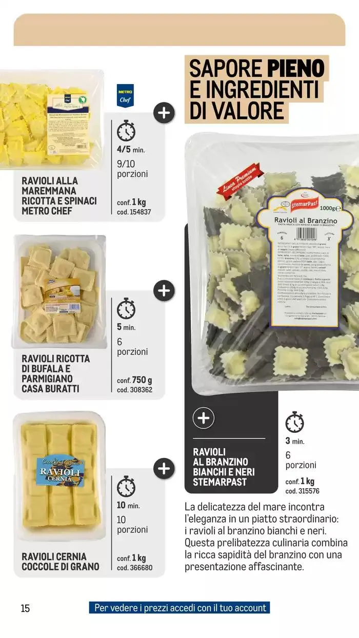 Catalogo pasta fresca da 2 ottobre a 30 settembre di 2025 - Pagina del volantino 15