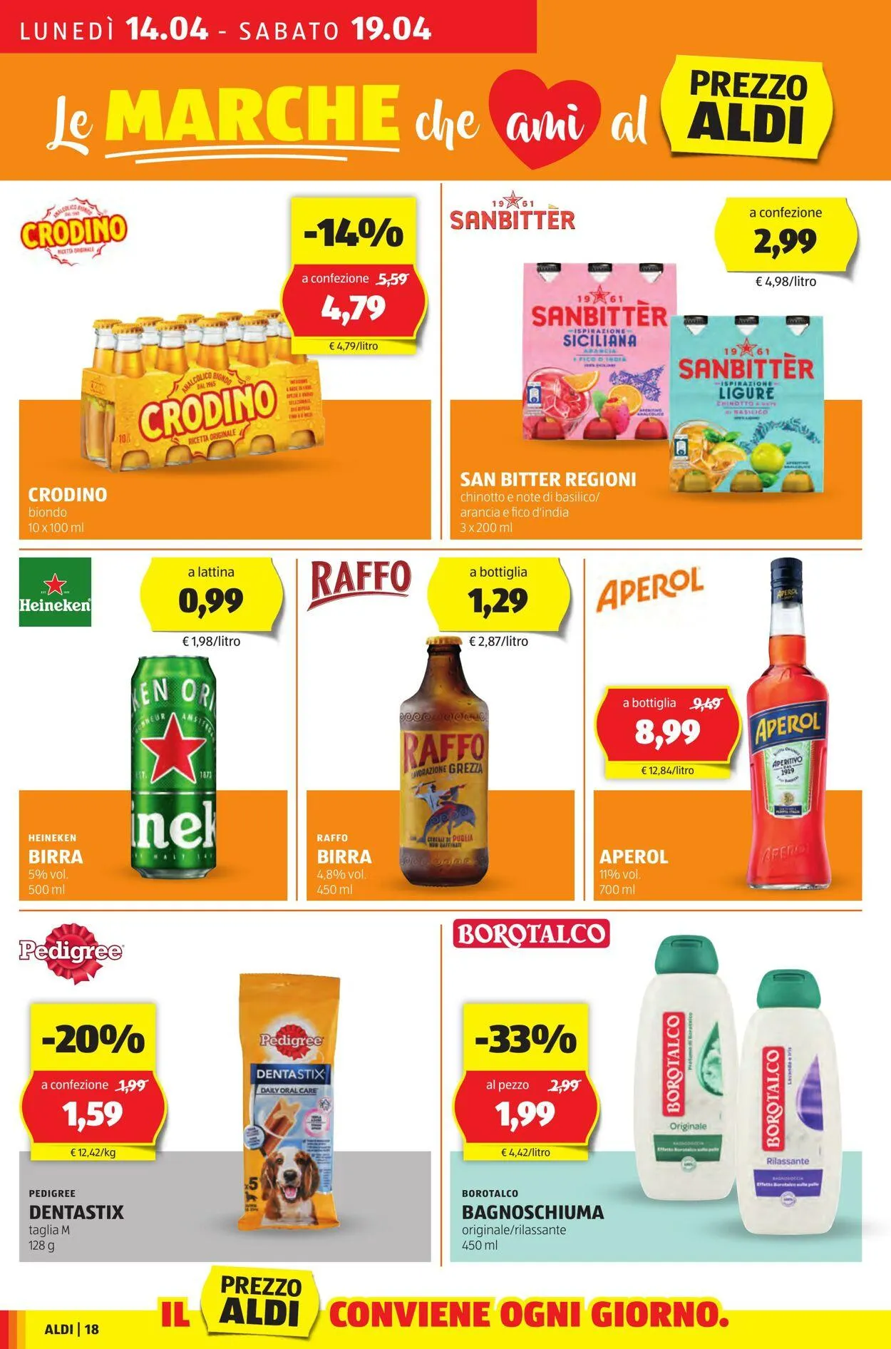 Aldi Volantino attuale da 14 aprile a 20 aprile di 2025 - Pagina del volantino 18