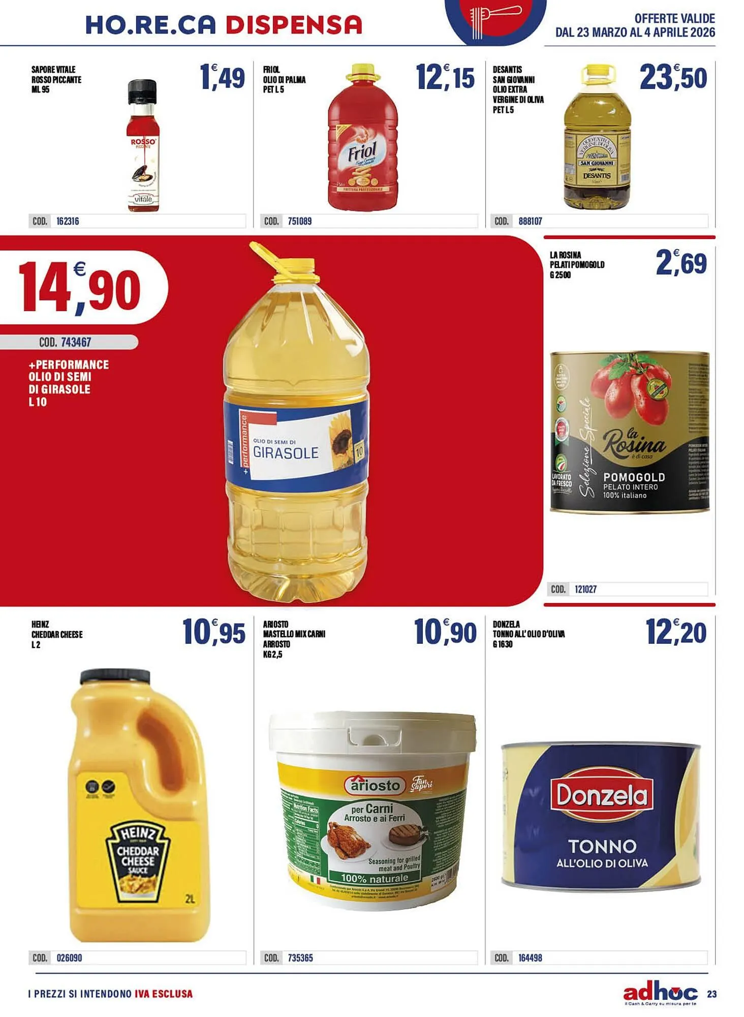 Volantino Adhoc da 23 marzo a 4 aprile di 2026 - Pagina del volantino 23