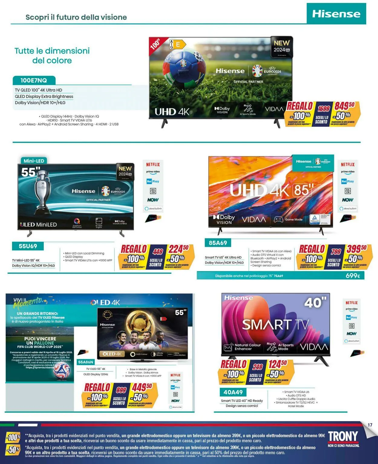 Trony - Palermo Volantino attuale da 3 luglio a 30 luglio di 2025 - Pagina del volantino 17