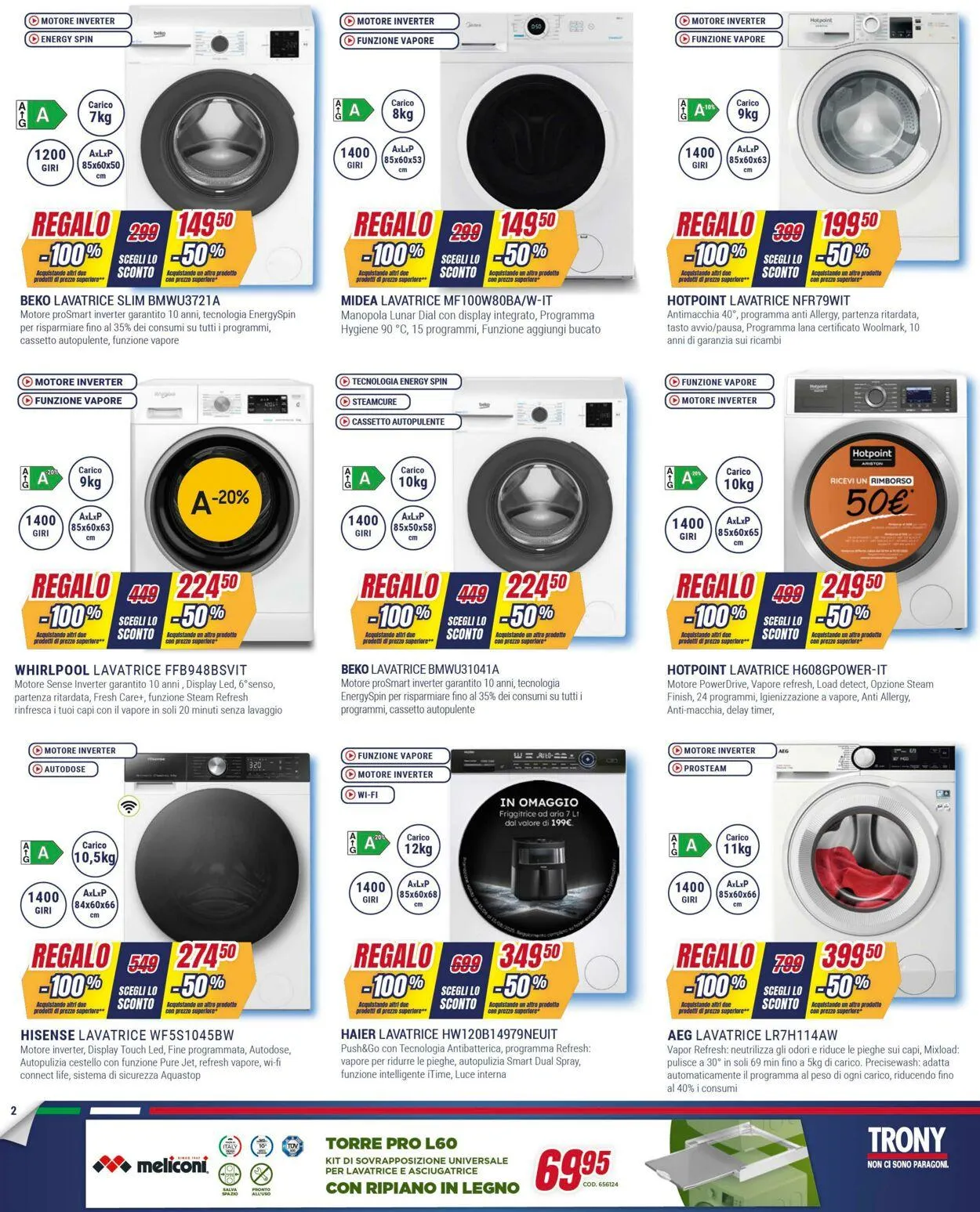 Trony - Palermo Volantino attuale da 3 luglio a 30 luglio di 2025 - Pagina del volantino 2