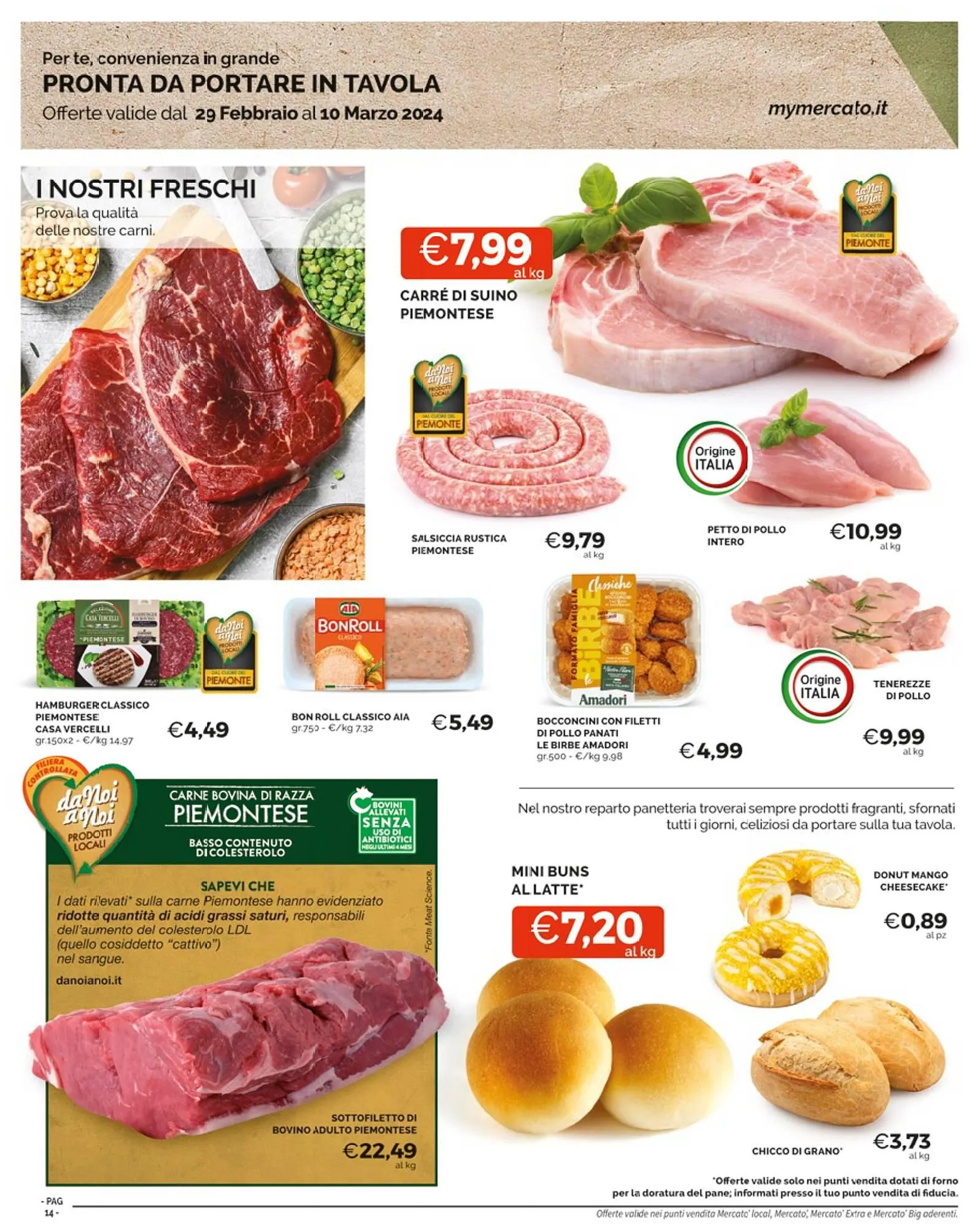 Volantino Mercatò Extra da 29 febbraio a 10 marzo di 2024 - Pagina del volantino 14