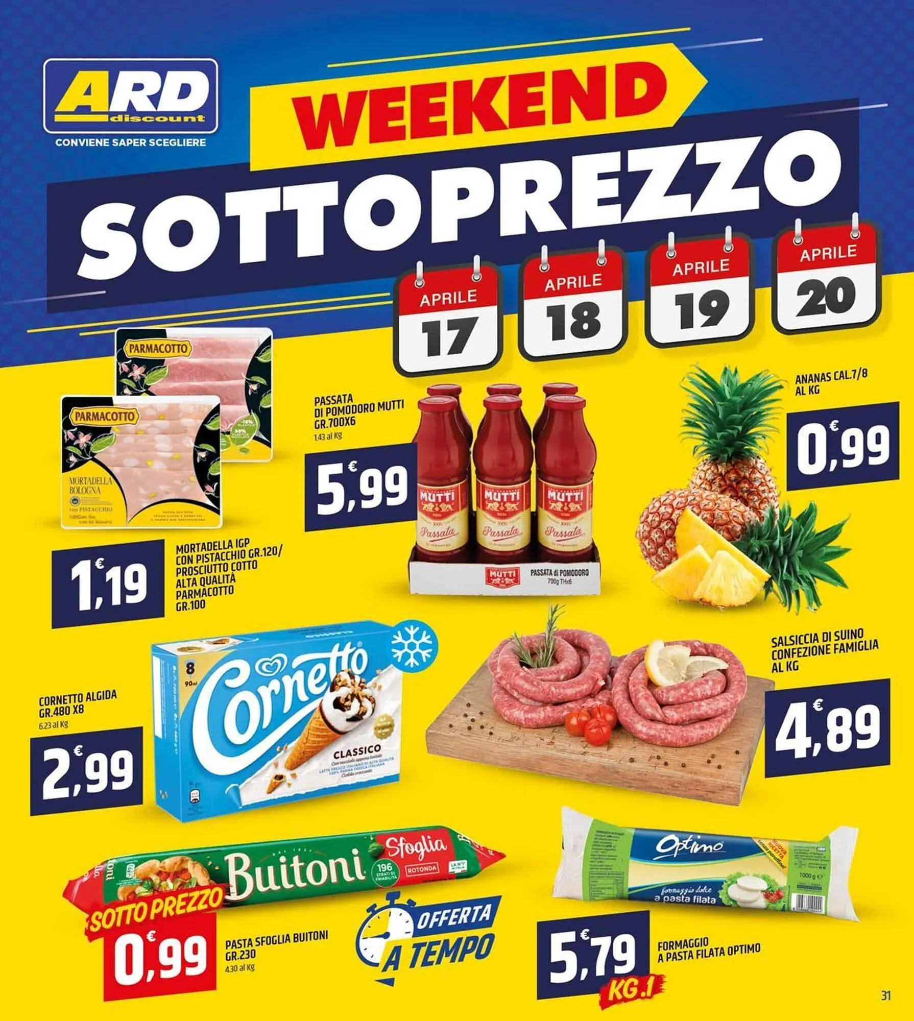 Volantino Ard Discount da 10 aprile a 21 aprile di 2025 - Pagina del volantino 31