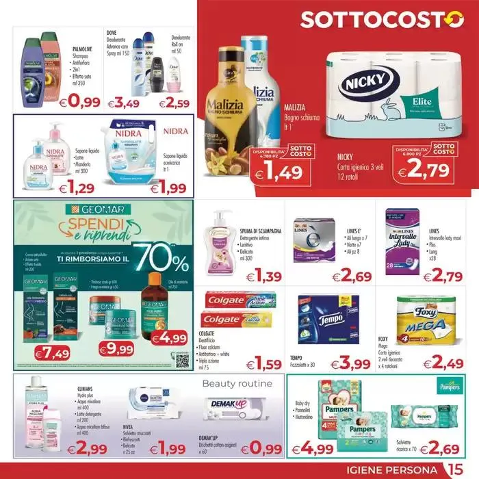 Sottocosto da 19 marzo a 1 aprile di 2025 - Pagina del volantino 15