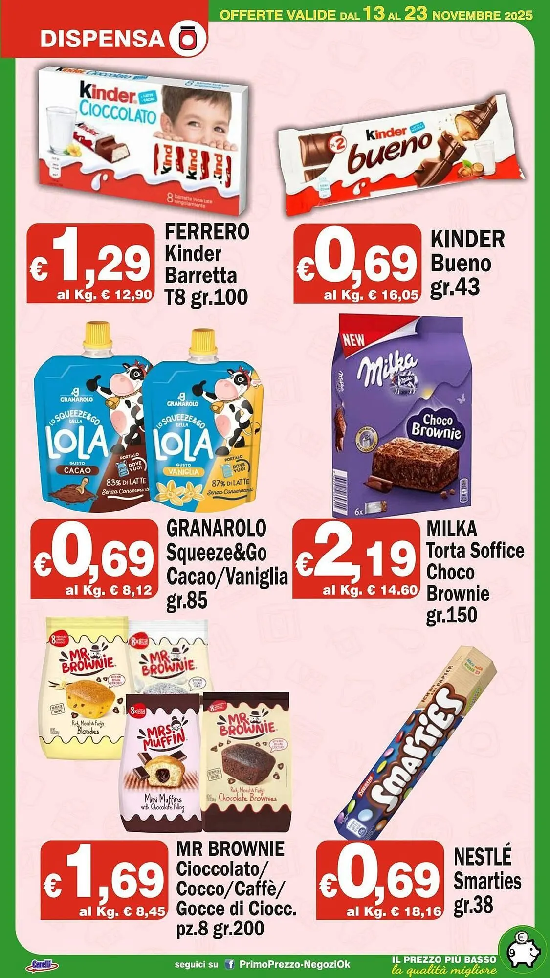 Volantino Primo Prezzo da 13 novembre a 23 novembre di 2025 - Pagina del volantino 15